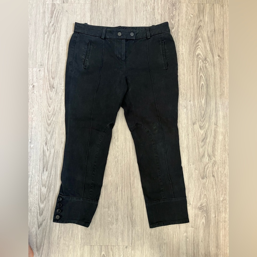 2/$20 Black Button-Detail Pants